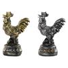 Lucky Rooster Figurine Tabletop Decoration 9.7×5×15cm Wear Resistant for Lucky Blessing Lightweight Versatile Resin