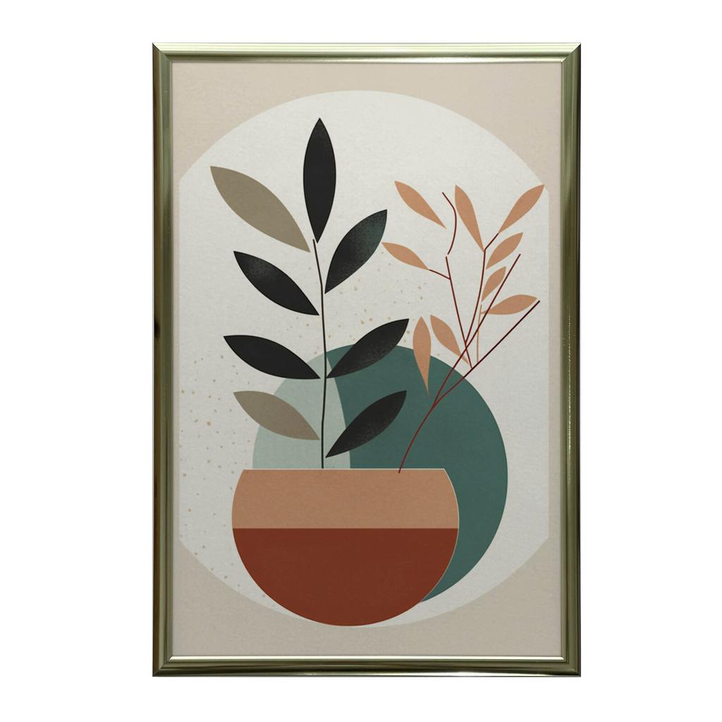 Boho Roślinność Boho Roślinność, 70X100 Cm, Bez Ramy, Papier Matowy 230 Gsm