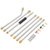 High Pressure Power Washer Extension Wand Set 4000PSI Gutter Cleaning Tool with 5 Nozzle Tips for Car
