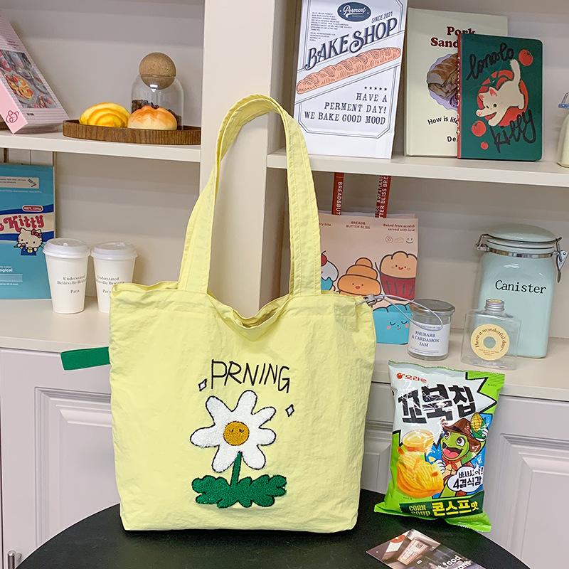 

Новая трендовая нишевая сумка-тоут, ленивый ветер, большая вместимость, женская сумка на плечо, досуг, искусство, рабочая сумка-тоут жёлтый