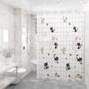 LIEI Thickened Waterproof Mildew-Proof Shower Curtain