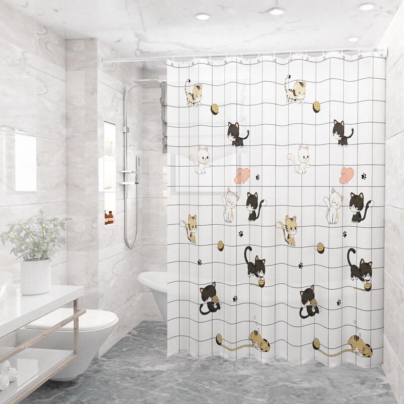 LIEI Thickened Waterproof Mildew-Proof Shower Curtain