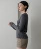 Bye Bye Seop Round Knit T-Shirt Charcoal [T54]