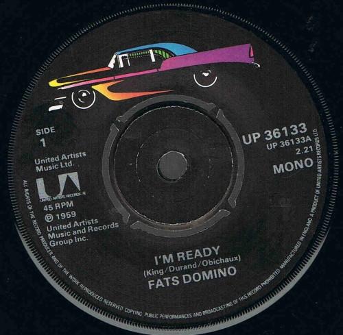 7inch Record FATS DOMINO - I'm Ready / Margie UP36133 United Artists  - UK Rock Used