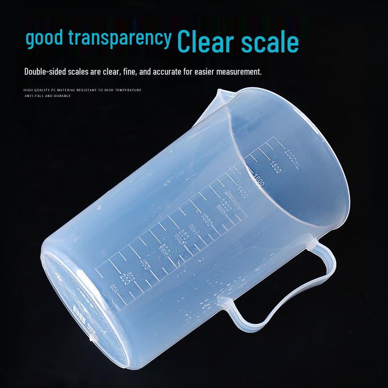Plastikowy cylinder miarowy 1000 ml / 5000 ml ze skalą do sklepu z herbatą mleczną i do użytku domowego