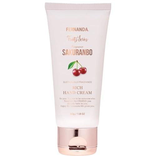

Fernanda Fragrance Rich Hand Cream, Cherry (50g)