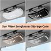 Car Glasses Box Shockproof Protective Sunglasses Storage Shell For VW GTI Polo Golf Passat Tiguan Arteon Touareg CC Taigo Caddy Zl0
