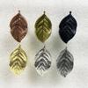 Zinc Alloy Leaf Design Furniture Handle for Children's Room Decorations Gold/Silver/Red Bronze/Black/Green Bronze/Ancient Tin