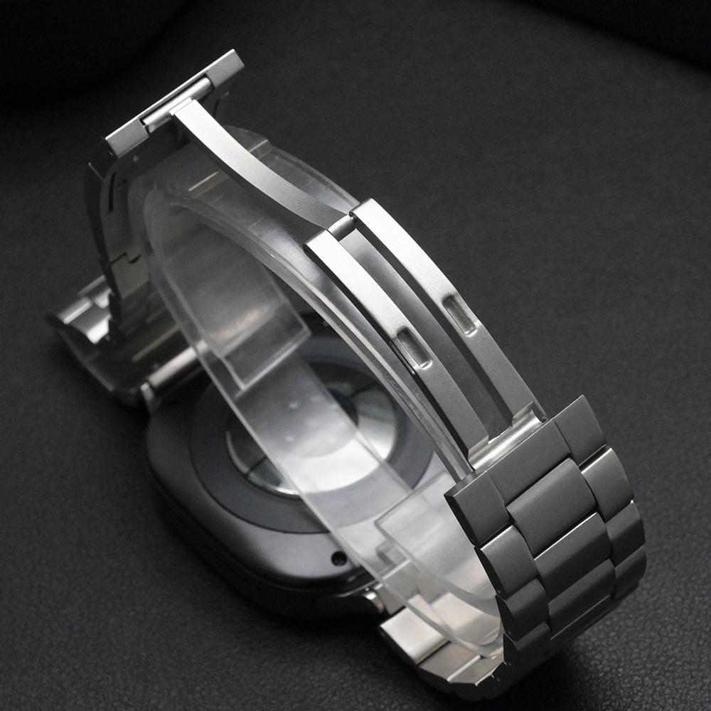 Luxury Metal Strap for Samsung Galaxy Ultra Watch 47mm Correa Stainless Steel Band Men Bracelet Galaxy Watch Ultra 7 Wristband
