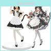 Cute Lolita Maid Costume Set With Cat Theme Polyester Fabric 2023 Spring Season S/m/l Sizes