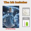 Disney Pearl Painting Set Cinderella On The Cloud Staircase Exquisite and Sparkling Artwork Perfect for Home Wall Decoration and Handmade Gifts