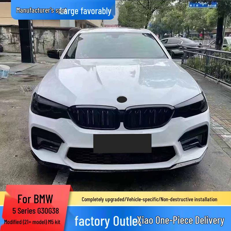 2017-2020 BMW 5 Series G30/G38 M5 Body Kit (21+ Style) - No Light Modification Needed