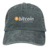 Pure Color Dad Hats Accepted Here BTC Womens Hat Sun Visor Baseball Caps Bitcoin Cryptocurrency Miners Meme Peaked Cap