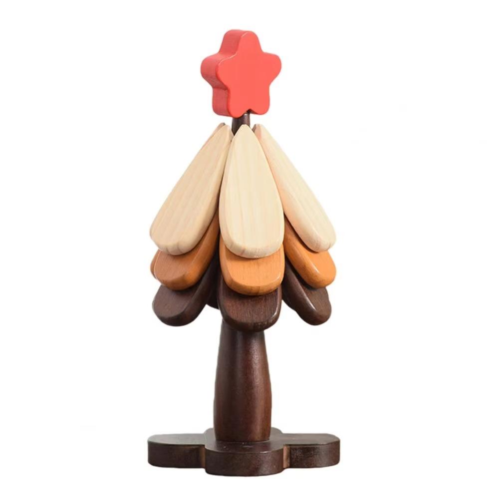 Set of 3 Wooden Tree Trivet Black Walnut Wood Placemats New Insulation Mat  for Home Kitchen