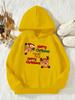 Merry Christmas 0918! Girls' Casual Long-Sleeved Hoodie, Girls' Autumn/Winter Sports Top, Outdoor Hoodie