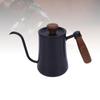 Hand Brew Coffee Kettle 600ML 304 Stainless Steel Narrow   Spout Coffee Pot with Scale Insulated Handle for Home Camping