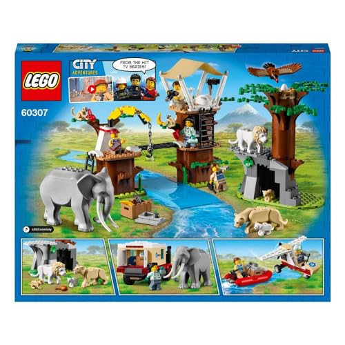 LEGO City Animal Rescue Base 60307 Toy Animal Animal Boys Girls Ages 6+
