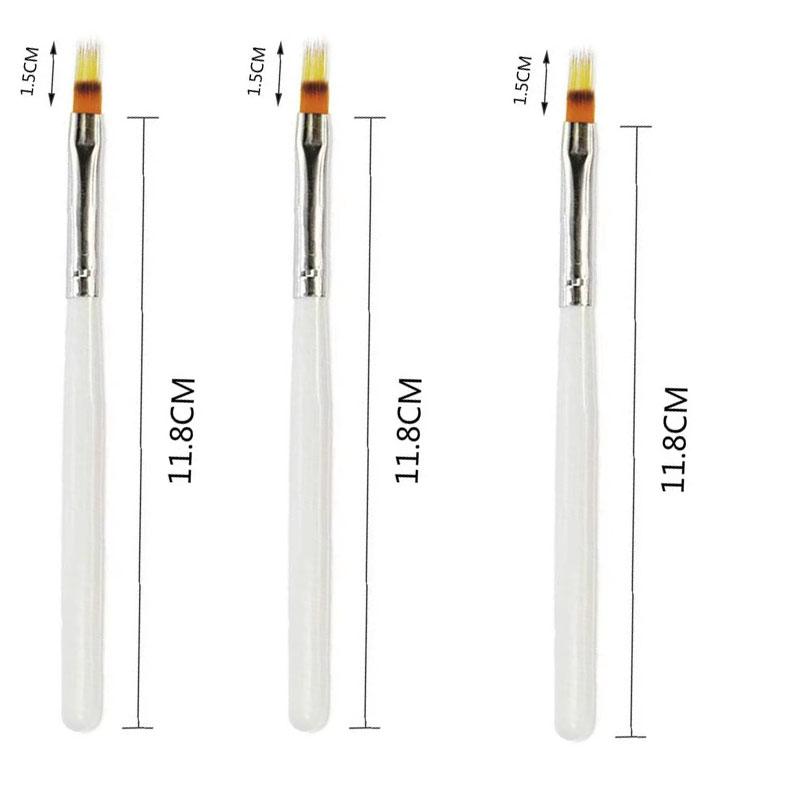 Nail Tools Nail Brush Serrated Powder Bar Black Bar Nail Pen Nail Pen Gradient Pen Nail Brush