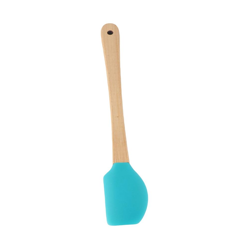 

Bakeware Pastry Wooden Handle Mini Kicthen Utensils Silicone Baking Tools Brush Cake Scraper Spatula