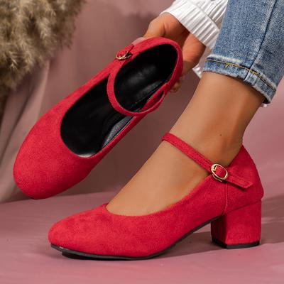 High Heels Damen Pumps Plateauabsätze Mary Jane Schuhe Damen Slipper Outdoor Casual Damenschuhe Absätze Schuhe