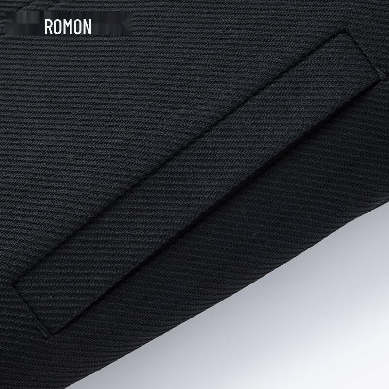ROMON Men's Business Casual Short Lapel Jacket