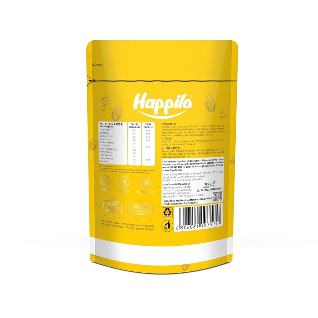 Оздоровительная смесь (160 г), Premium International Daily Super Health Mix,  Happilo