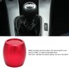 5 6 Speed Aluminum Alloy Red Gear Shift Knob Head Manual Transmission Lever Cover
