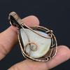 Moonstone 999 Copper Wire Wrapped Pendant, Handmade Gemstone Pendant, Gift For Mom Antique Jewelry
