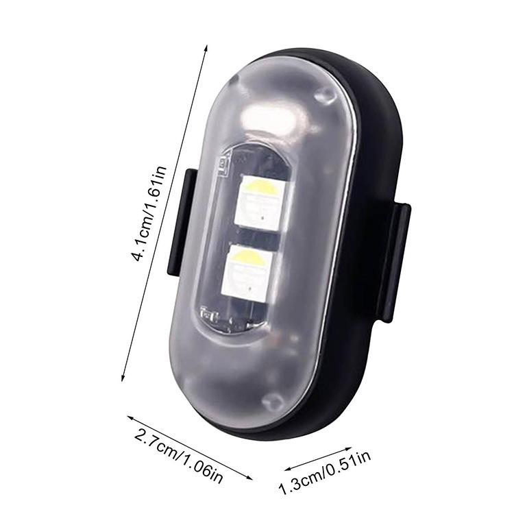 Kabellose Auto-Atmosphärenleuchte LED-Stroboskoplichter Warnleuchten RGB LED Flugzeug-Stroboskoplichter Auto Motorrad LED-Lampe