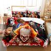 Horror Movie Halloween Duvet Cover Pillowcase 3pcs Digital Printing Comforter Set Soft Comfortable Breathable Bedding Set