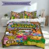 3pcs Custom Name My Singing Monsters Set,Includes 1 Duvet Cover and 2 Pillowcases,All-season Bedroom Decor