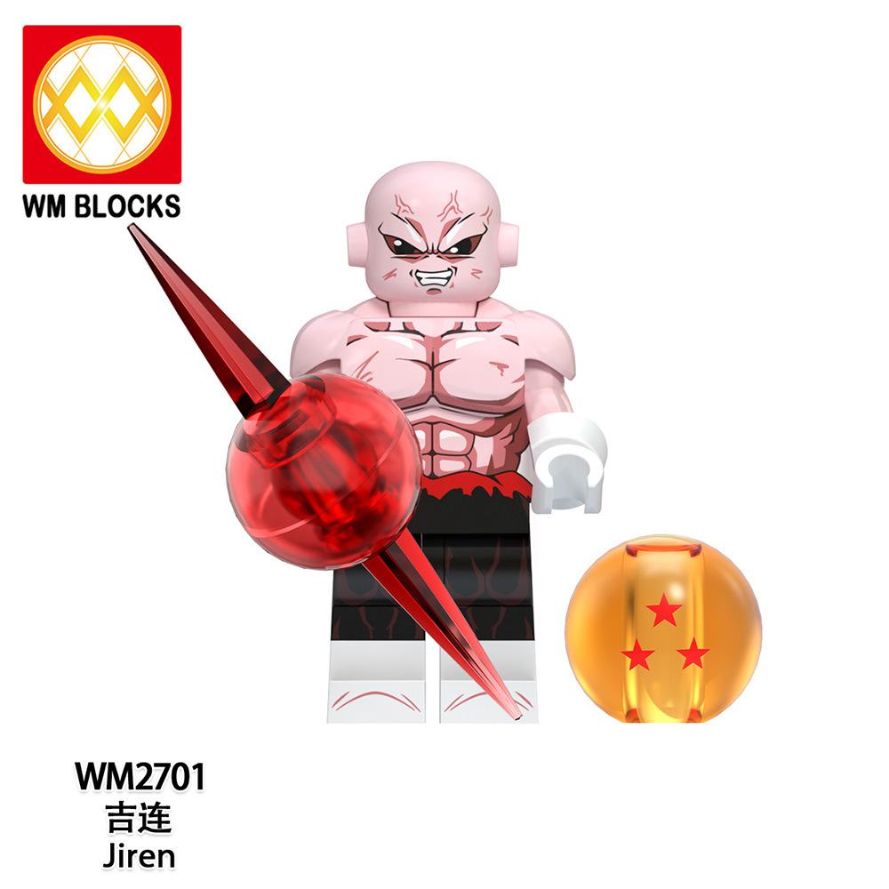 Wm6180 Wm6181 Dragon Ball Wukong Saiyan Building Block Villain Small Particle Puzzle Toy