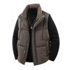 Weste Daunenjacke Herren Kurz Ärmellos Stehkragen Outdoor Sport Arbeitskleidung Warme Jacke
