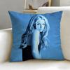 Classic Singer Britney Jean Cushion Cover Soft  EasyWash Pillow Case  Versatile for Couch Bed Travel and Office