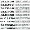 Auto Heck Heckklappe Plakette Emblem Buchstaben Aufkleber für Mercedes Benz GLC300de GLC300e GLC350e GLC400e 4Matic GLC X253
