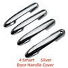 Car Decoration Stickers Accessories Door Handle Bowl Cover Trim Paste Style Glossy Black For Toyota Crown  Car Upgrade