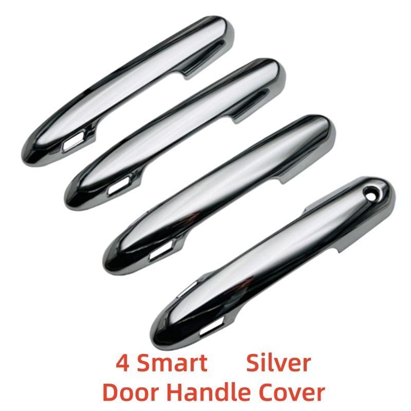 Car Decoration Stickers Accessories Door Handle Bowl Cover Trim Paste Style Glossy Black For Toyota Crown  Car Upgrade