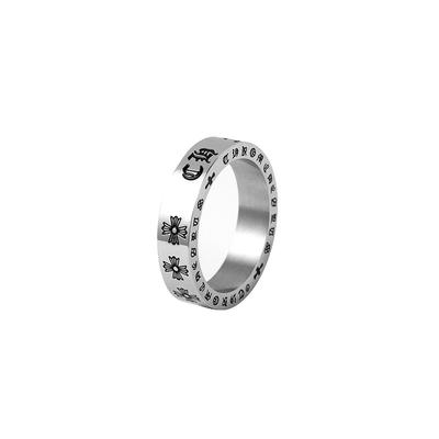 Wikinger Stil Titanstahl Herrenring Einfache Persönlichkeit Finger Schmuck