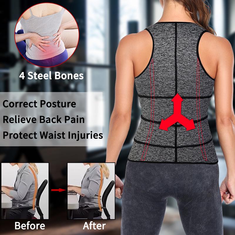 Women's Neoprene Sweat-Reducing Sauna Waist Trainer Vest