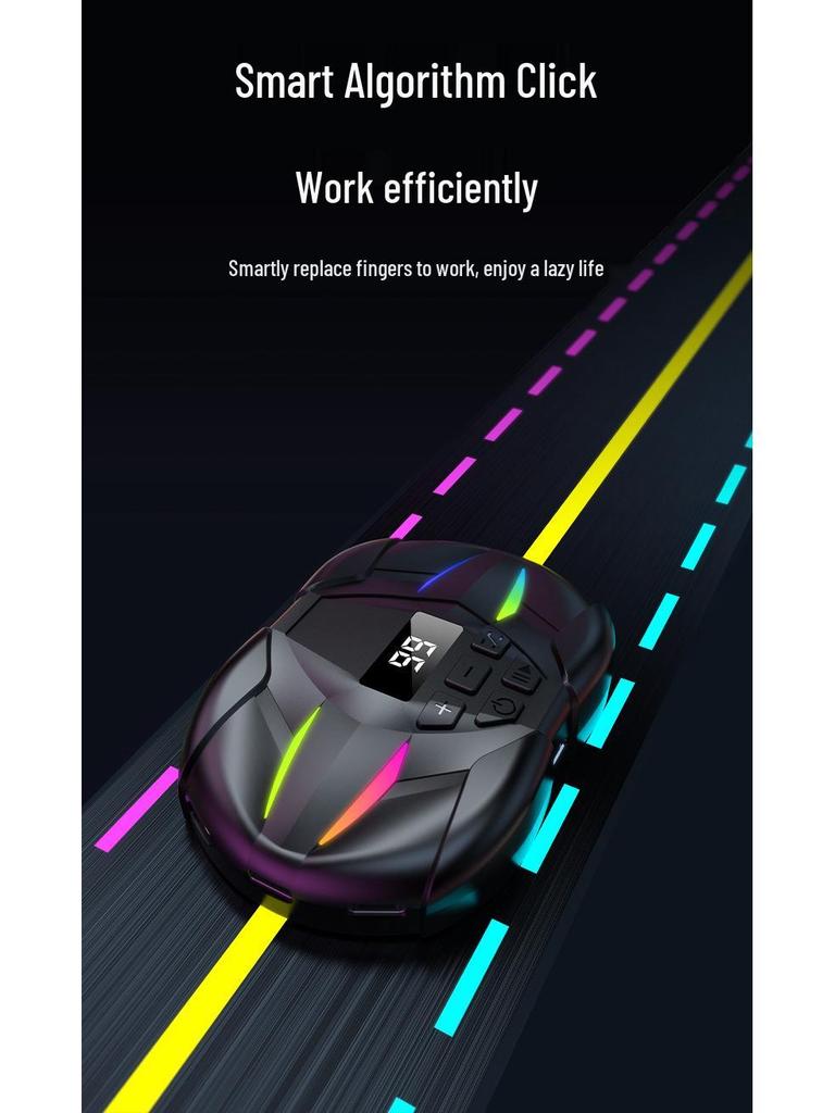 Automatic Silent Screen Clicker with Long Battery Life for Live Streams