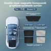 YZ For Tesla Model 3/Y/YL Highland Juniper 2026 Black Roof Graphene Honeycomb Sun Shades Sunshade Car Rear Front Sunroof Glass