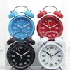 Alarm Clock, Noiseless Clock with Light and Noiseless for Heavy Sleepers 4.6" Analogue Alarm Clock