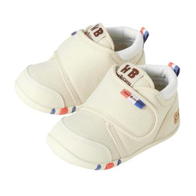 HOT First Baby Shoes Boys Girls Baby Kids Clothing Beige 12cm [MIKIHOUSE BISCUITS] Children's 70-9324-140