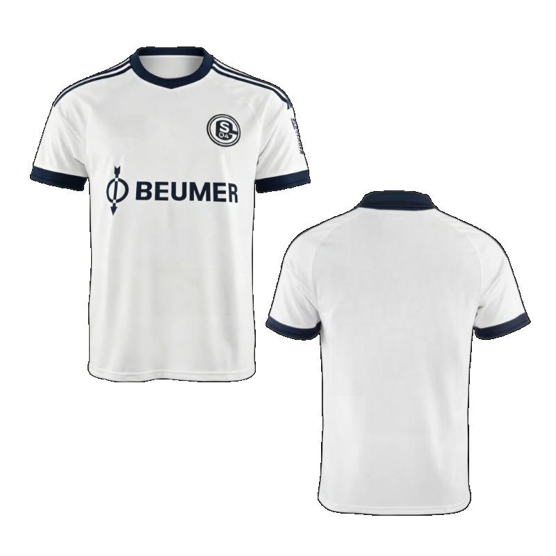 2026/27 Season Schalke Vintage Football Jersey Shirt, Unisex Summer 04 Hot Sales Training Breathable Quick Drying Sweatshirt