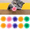 10 Stück Bunte Katzenspielzeug-Bälle Spielzeug Katzenspielzeug Haustierspielzeug