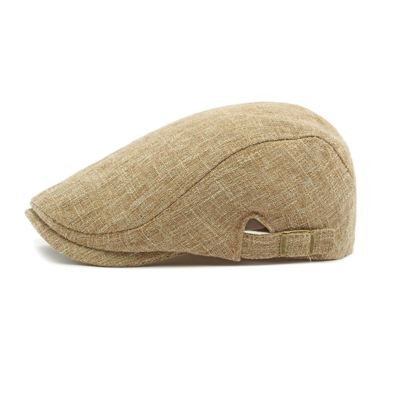 Men's Spring Beret British Vintage Forward Cap Women's Peaked Cap