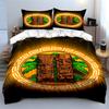 Tiki Statues with Foliage. Bedding Sets Duvet Cover Sets Duvet Covers Pillowcases(1 * Duvet Cover 2 * Pillowcases Without Duvet Insert)