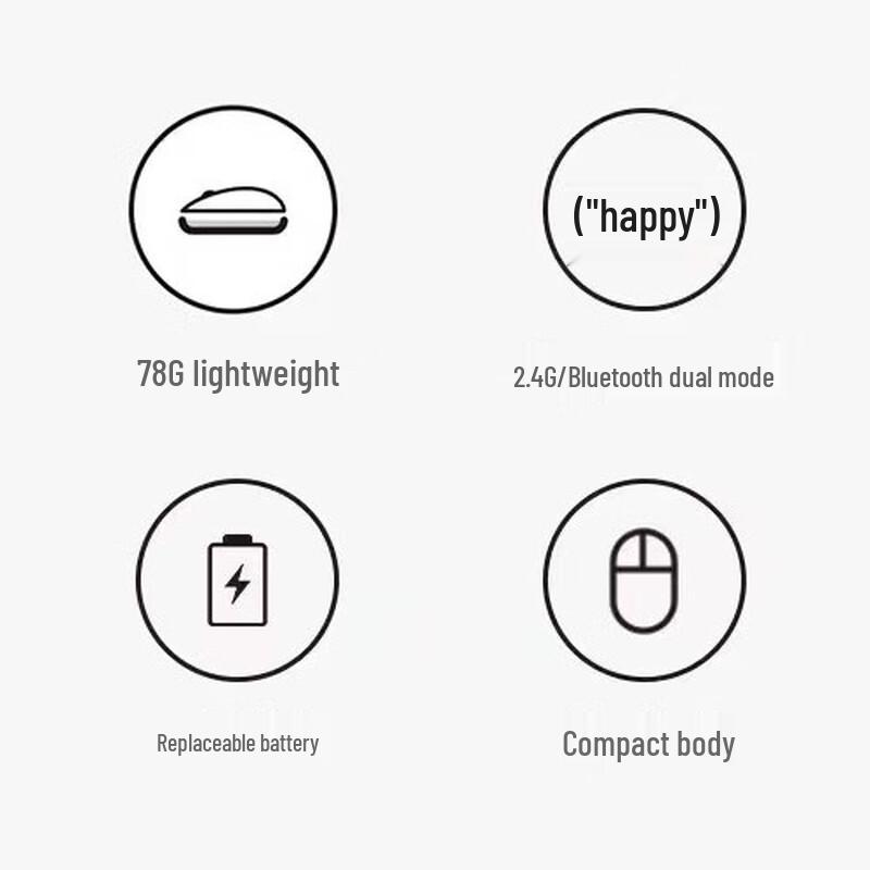 Dareu LM105B Dual-Mode Wireless Rechargeable Mouse