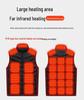 Unisex Smart Heating Vest with Stand-Up Collar - Plus Size Available