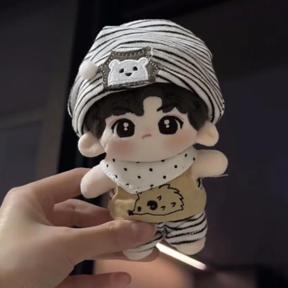 Suit 10cm Cotton Doll Clothes Hedgehog T-shirt Doll Dress Up Set  Doll Accessories